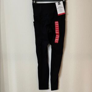 High-Waisted Black Leggings